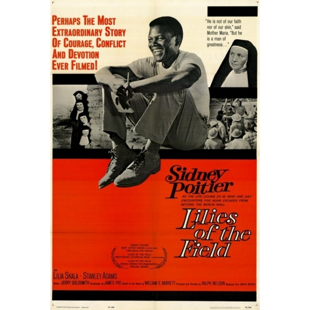 Pop Culture Graphics Lilies of the Field Movie Poster Print (27 x 40) - Item MOVCF7322